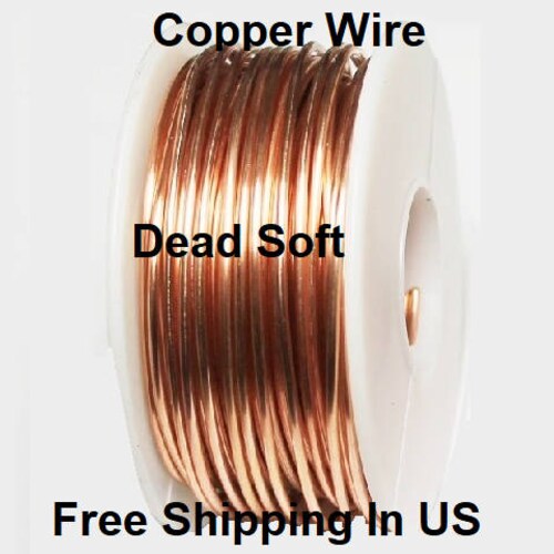 12 Ga Copper Wire Dead Soft 1 Lb Spool (12Ga /50 Ft.) in | Whizz 12 Ga Copper Wire Dead Soft 1 Lb Spool (12Ga /50 Ft.) in | Whizz