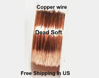 16 Ga Solid Bare Copper Wire Dead Soft Jewelry Making Wire 126 Ft-1 lb Spool