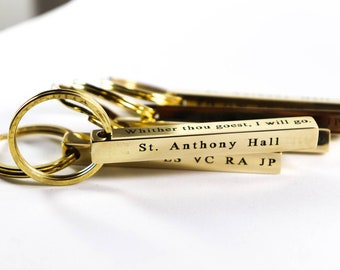 Custom Engraved Keychain•Personalized Keychain •Custom Logo Engraved •Businesses Logo Engraved•Personalized Logo•Custom Personalized Keyring