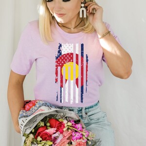 Colorado Vintage State Flag - Cute Distressed Short-Sleeve Unisex T-Shirt