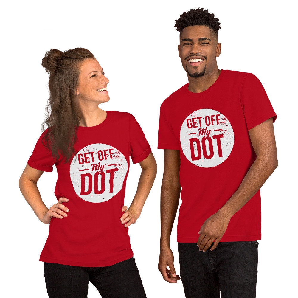 Get Off My Dot Funny Marching Band Season Drum Major Short-Sleeve