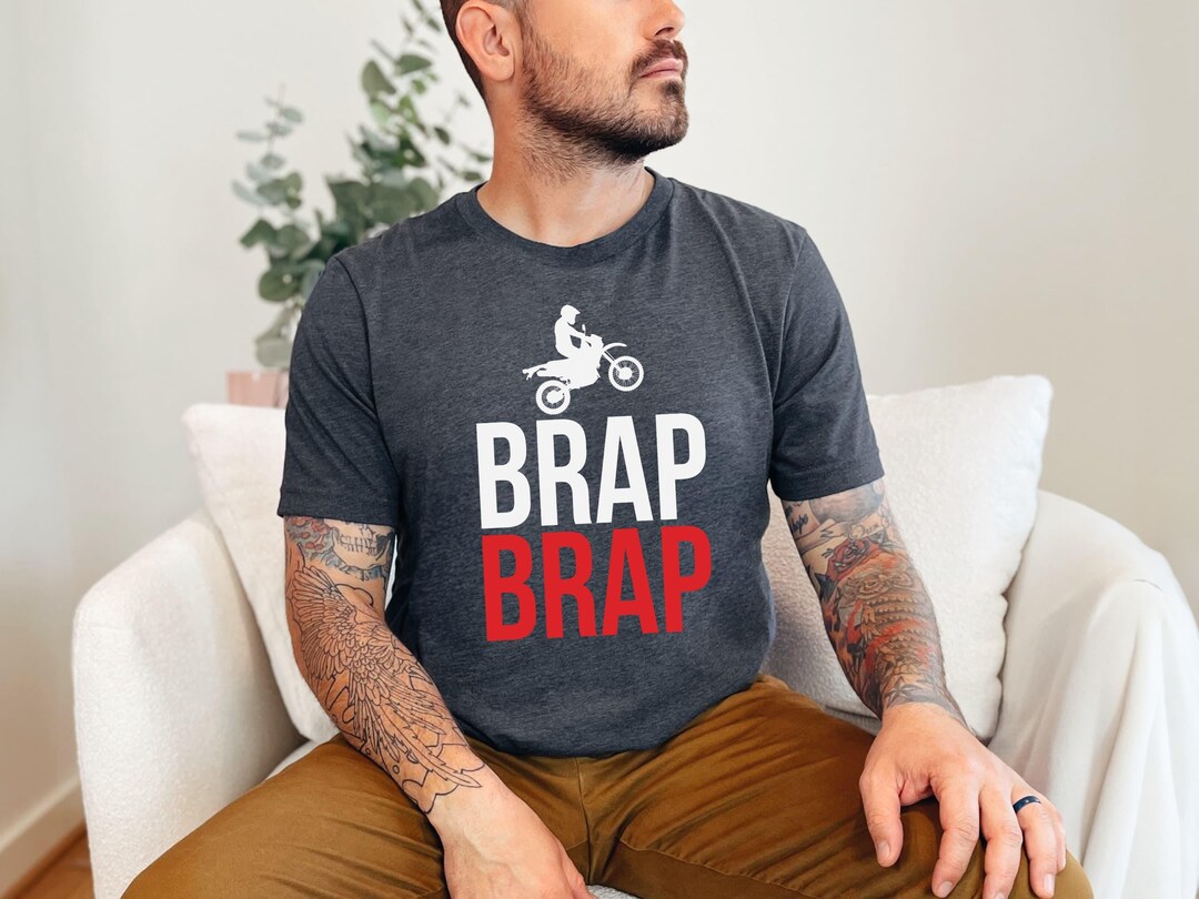 Brap Brap T-shirt | Racing Shirts | Motocross Bike | Dirt Track Racing ...