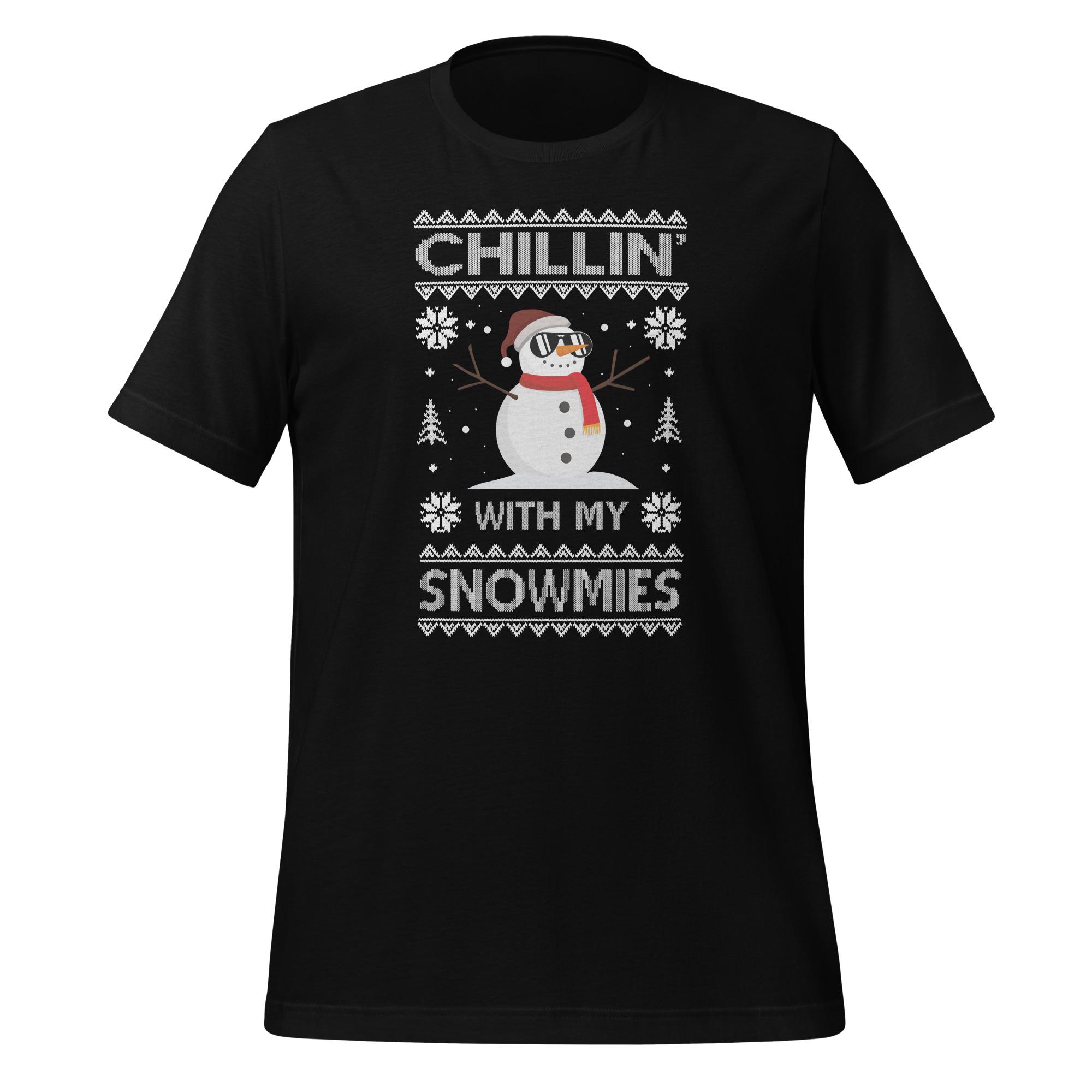 Chillin' With My Toddler Snowmies Funny Christmas T-Shirt Chillin' With My Toddler Snowmies Funny Christmas T-Shirt