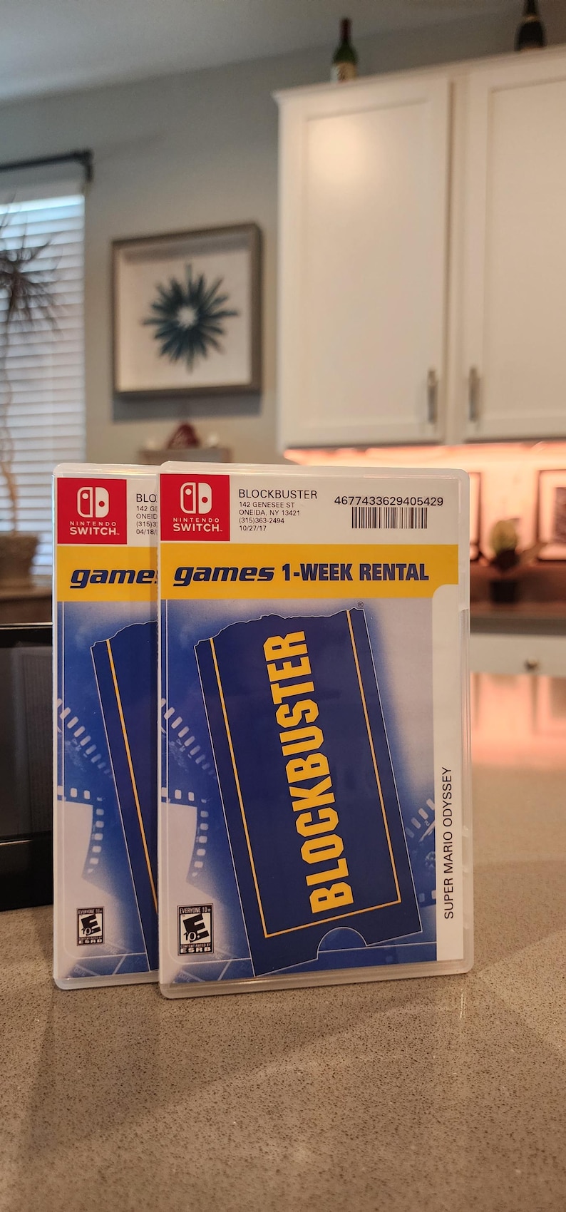 Blockbuster Nintendo Switch Video Game Case With Custom Game Insert ...