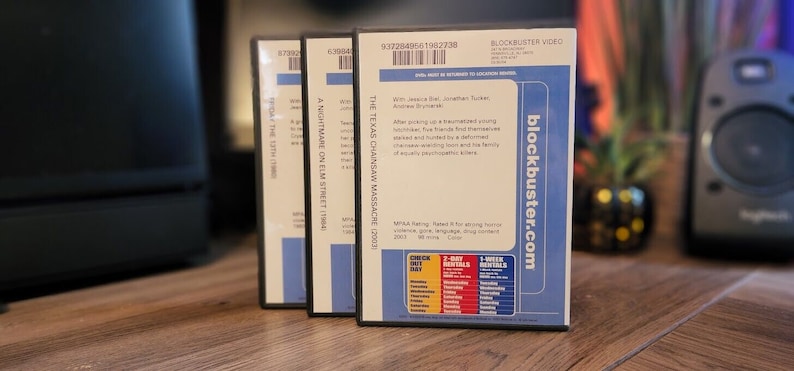 Blockbuster VHS or DVD/Bluray Case with Custom Printed Movie Insert Reproduction image 7