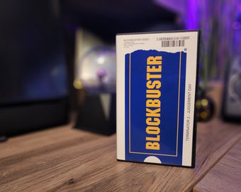 Blockbuster VHS or DVD/Bluray Case with Custom Printed Movie Insert (Reproduction)