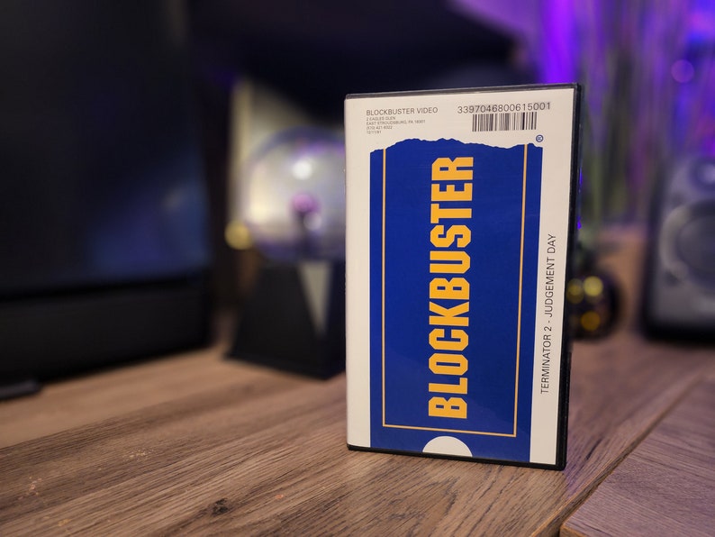 Blockbuster VHS or DVD/Bluray Case with Custom Printed Movie Insert Reproduction image 1