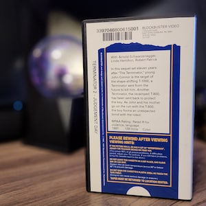 Blockbuster VHS or DVD/Bluray Case with Custom Printed Movie Insert Reproduction image 3