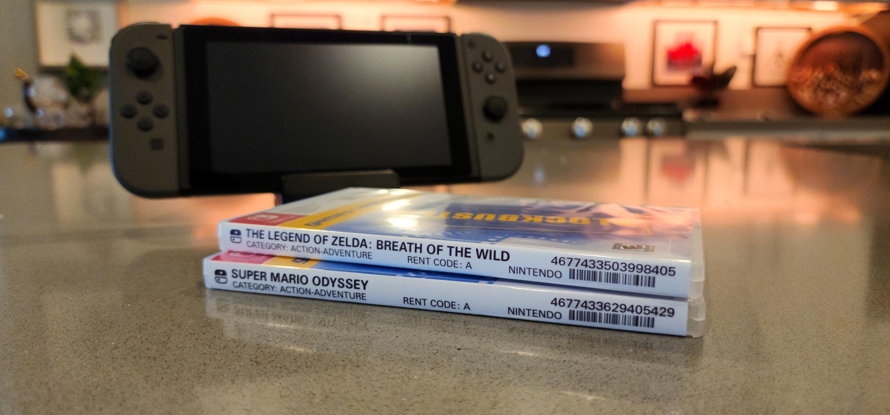 Blockbuster Switch Blockbuster Nintendo Switch Video Game Case With Custom Game Insert ...