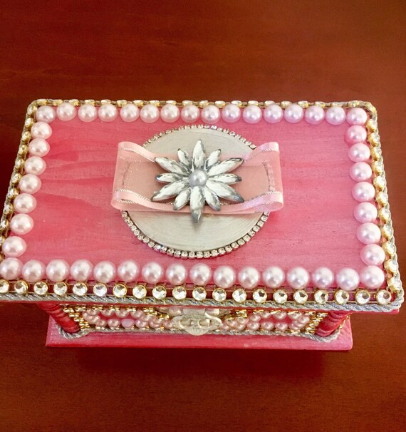 Keepsake box/ jewelry box/ wedding favor/wedding gift Etsy
