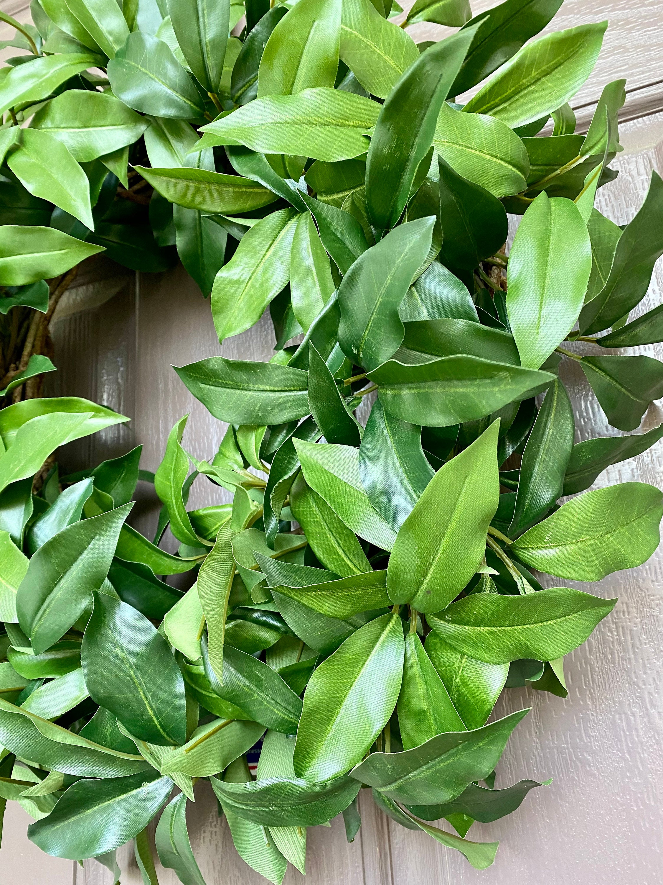 Artificial Laurel Leaf Wreath/ Classic Laurel Wreath/ Everyday Etsy