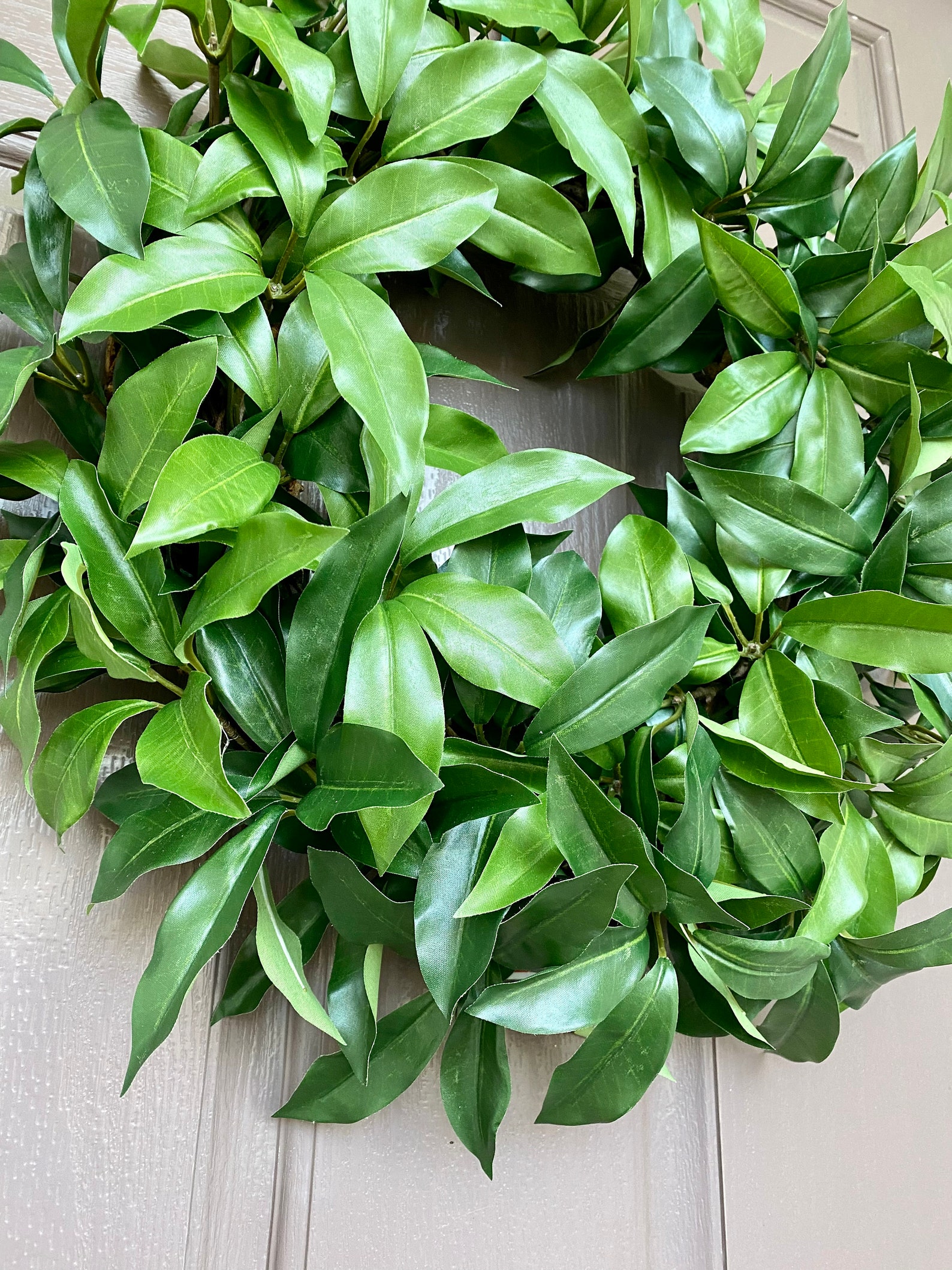 Artificial Laurel Leaf Wreath/ Classic Laurel Wreath/ Everyday Etsy