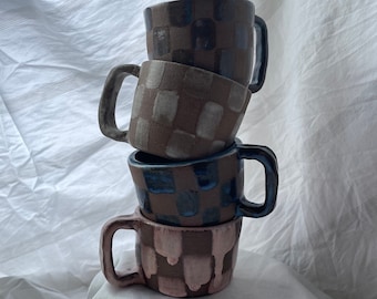 Checkered Mug