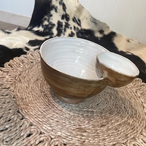 Ceramic Chip and Dip Bowl