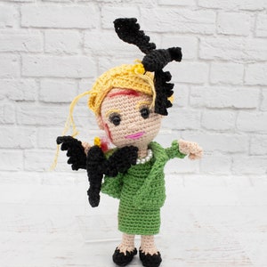 Pattern ONLY Lady Being Attacked By Birds Horror Crochet Pattern Amigurumi Pattern