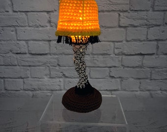 PDF PATTERN ONLY Working Crochet Leg Lamp Ornament Amigurumi Pattern