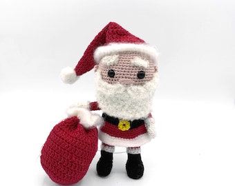 Crochet Pattern Santa Claus Pattern Only Christmas Time Crochet Project DIY Christmas Present