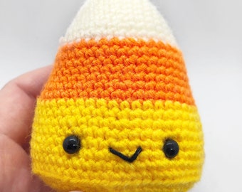 Carl the Candy Corn Crochet Pattern: Halloween Thanksgiving Decor (PDF Pattern)