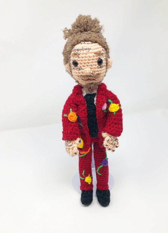 post malone crochet doll