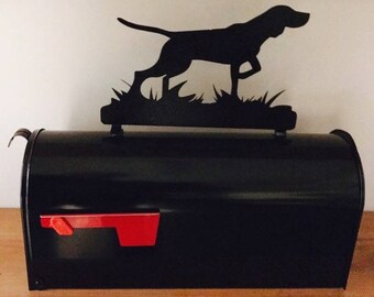 Wiener Dog Metal Mailbox Topper