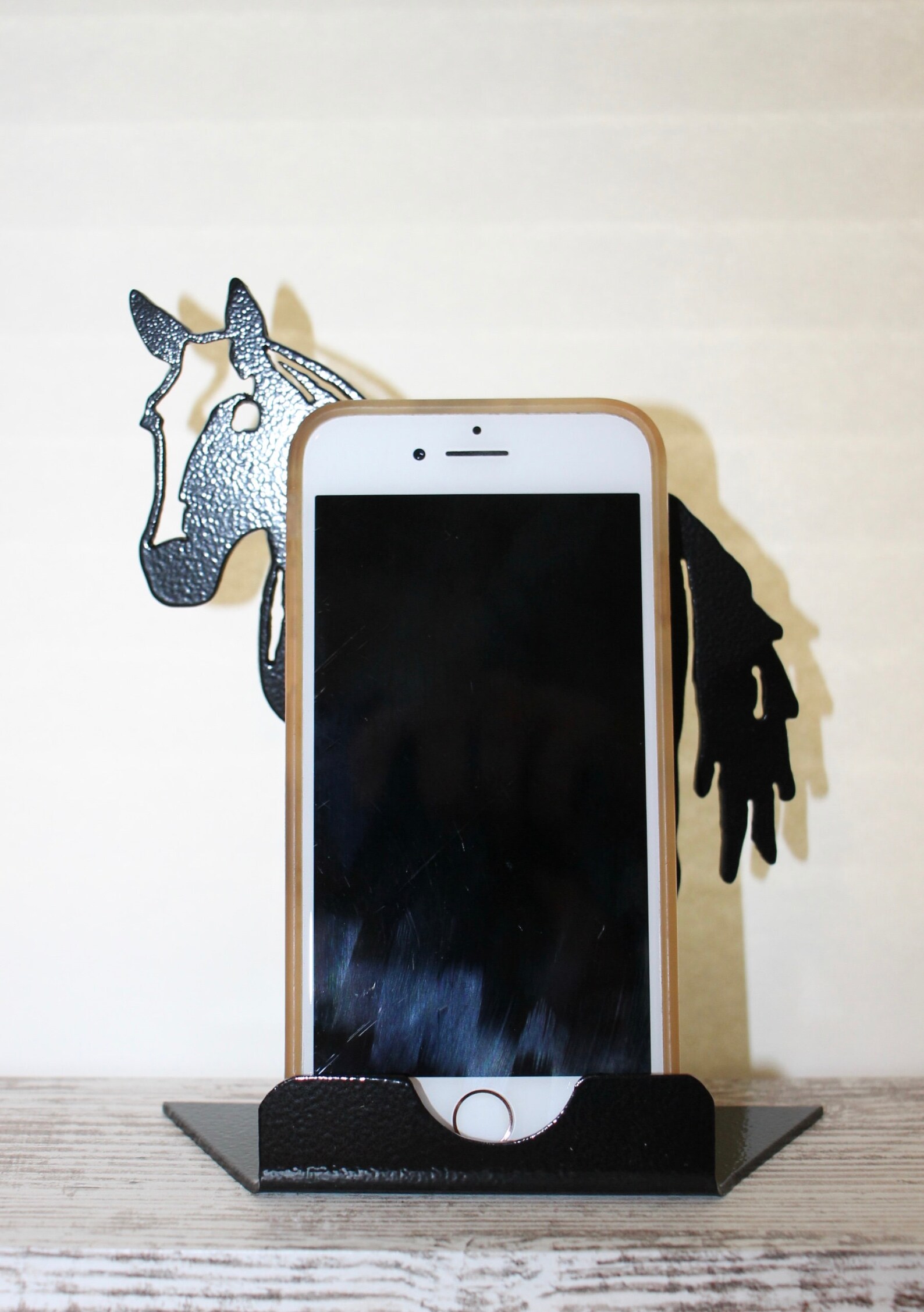 HORSE phone holder phone holder metal phone stand western Etsy