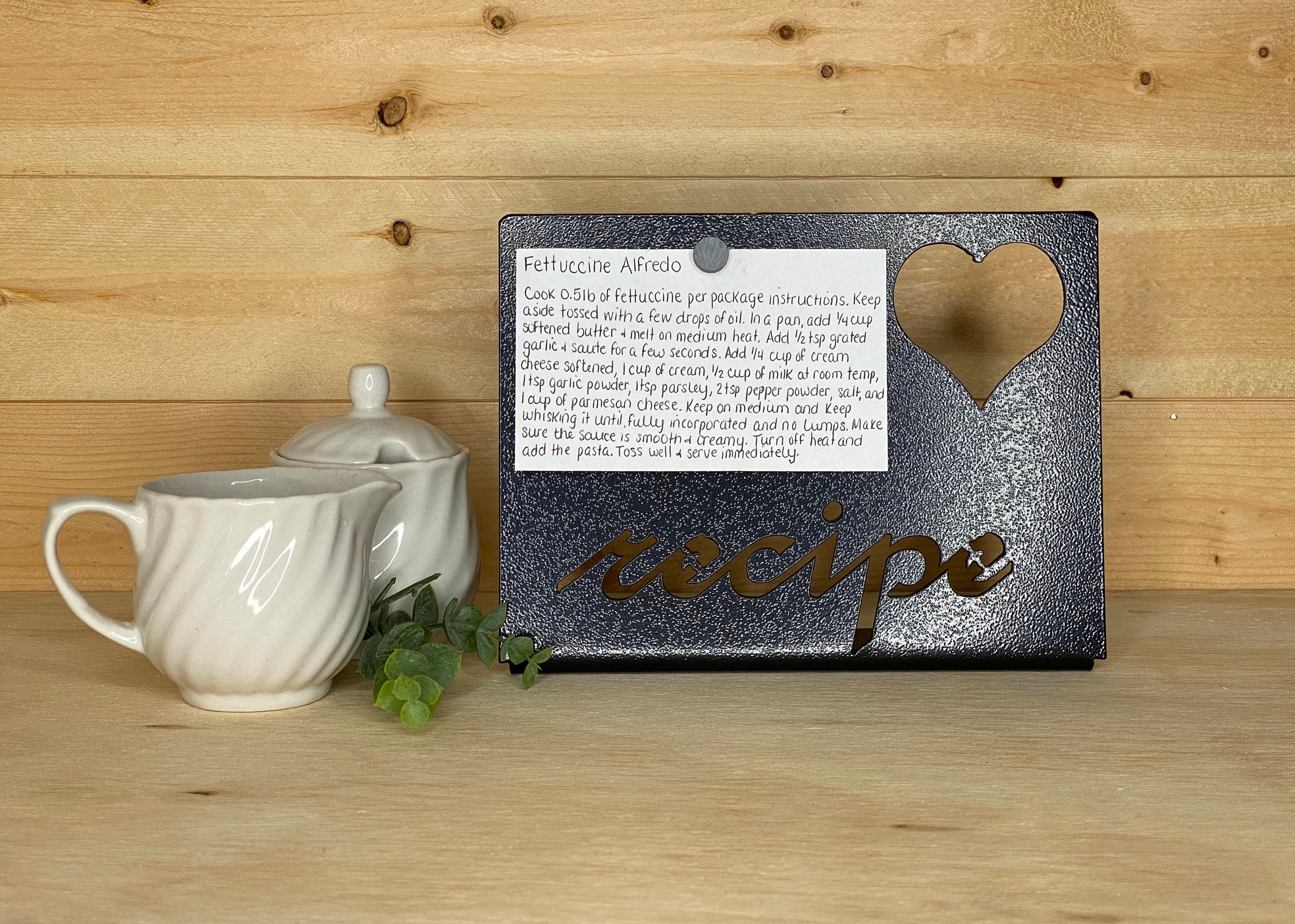 RECIPE CARD HOLDER metal recipe holder recipe card holder | Etsy