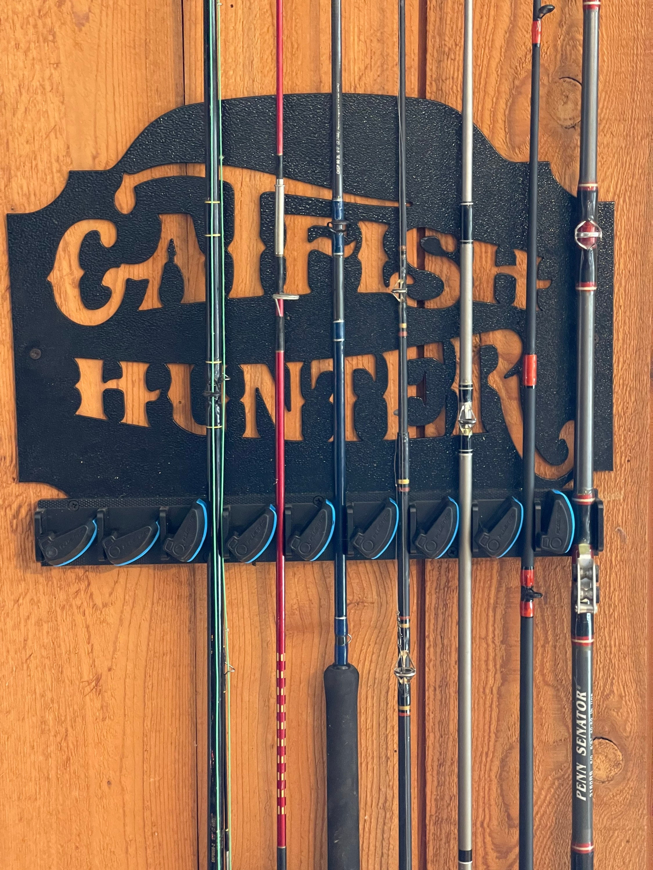 CATFISH HUNTER Fishing Rod Holder Fishing Fishing Rod Etsy