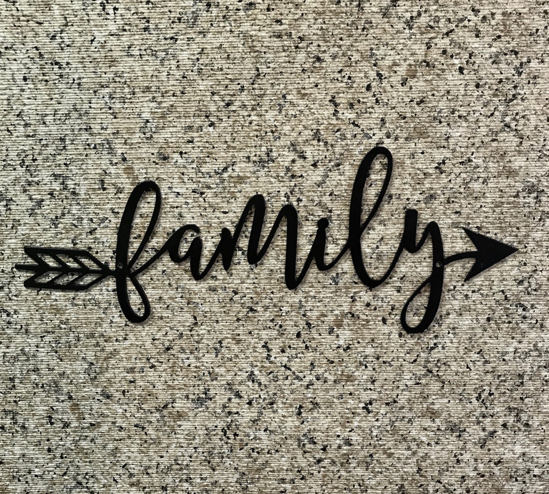FAMILY Metal Art, Metal Art, Metal Wall Art, Metal Wall Decor, Metal