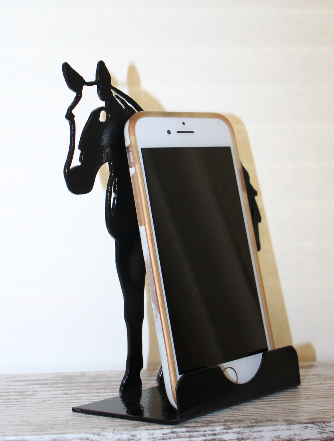 HORSE phone holder phone holder metal phone stand western Etsy