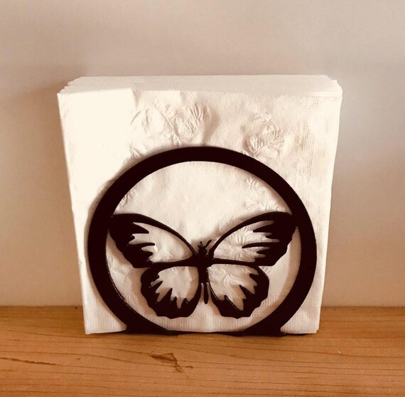 BUTTERFLY NAPKIN HOLDER Napkin Holder Napkin Holder Metal Etsy