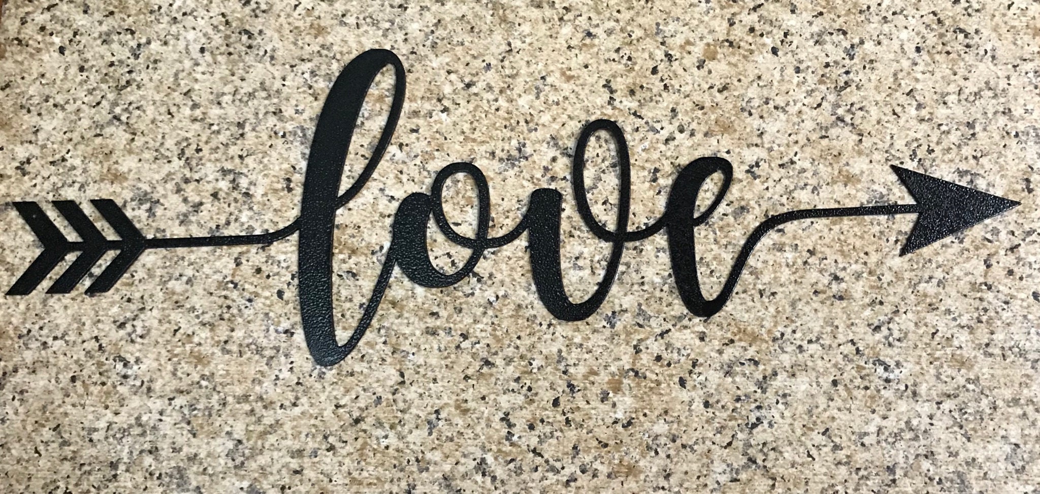 LOVE Metal Art Metal Art Metal Wall Art Metal Wall Decor Etsy