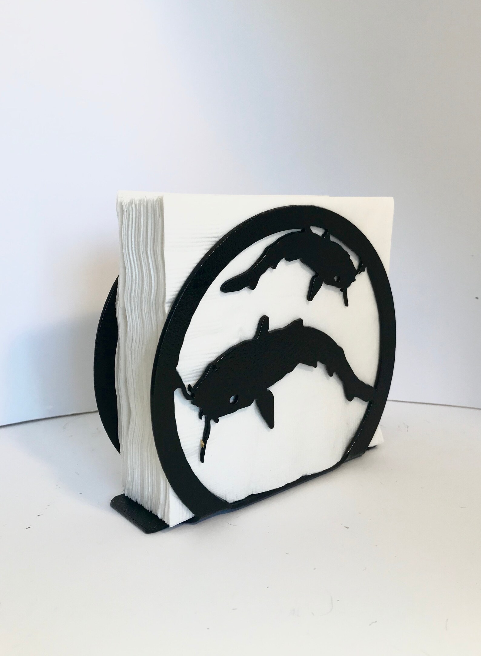 CATFISH NAPKIN HOLDER Napkin Holder Napkin Holder Metal Etsy