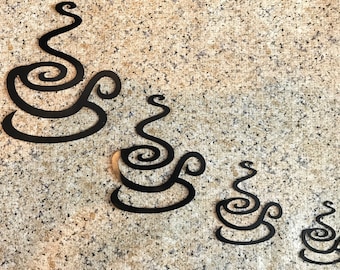 COFFEE metal art, metal art, metal wall art, metal wall decor, metal wall sculpture, metal art wall decor, coffee, coffee decor, coffee sign