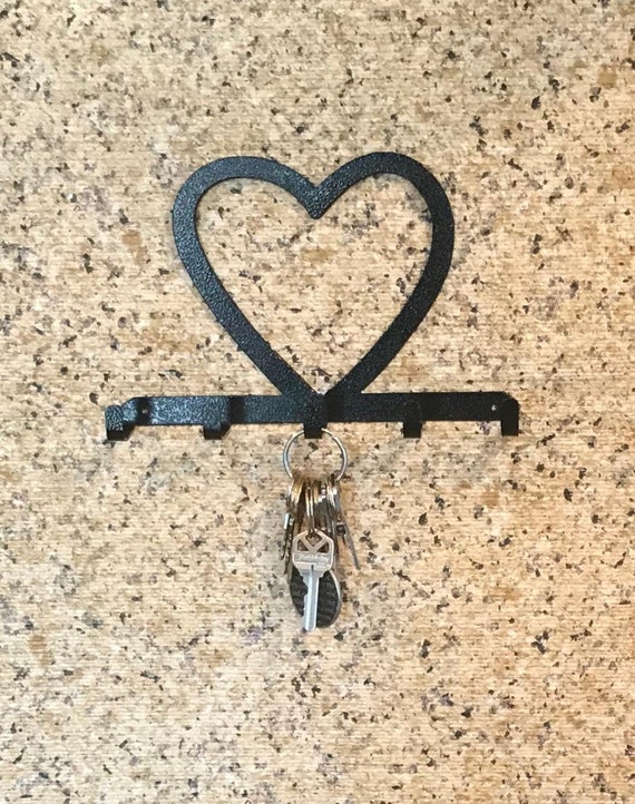 HEART KEY HOLDER Key Holder Key Holder for Wall Metal Key 