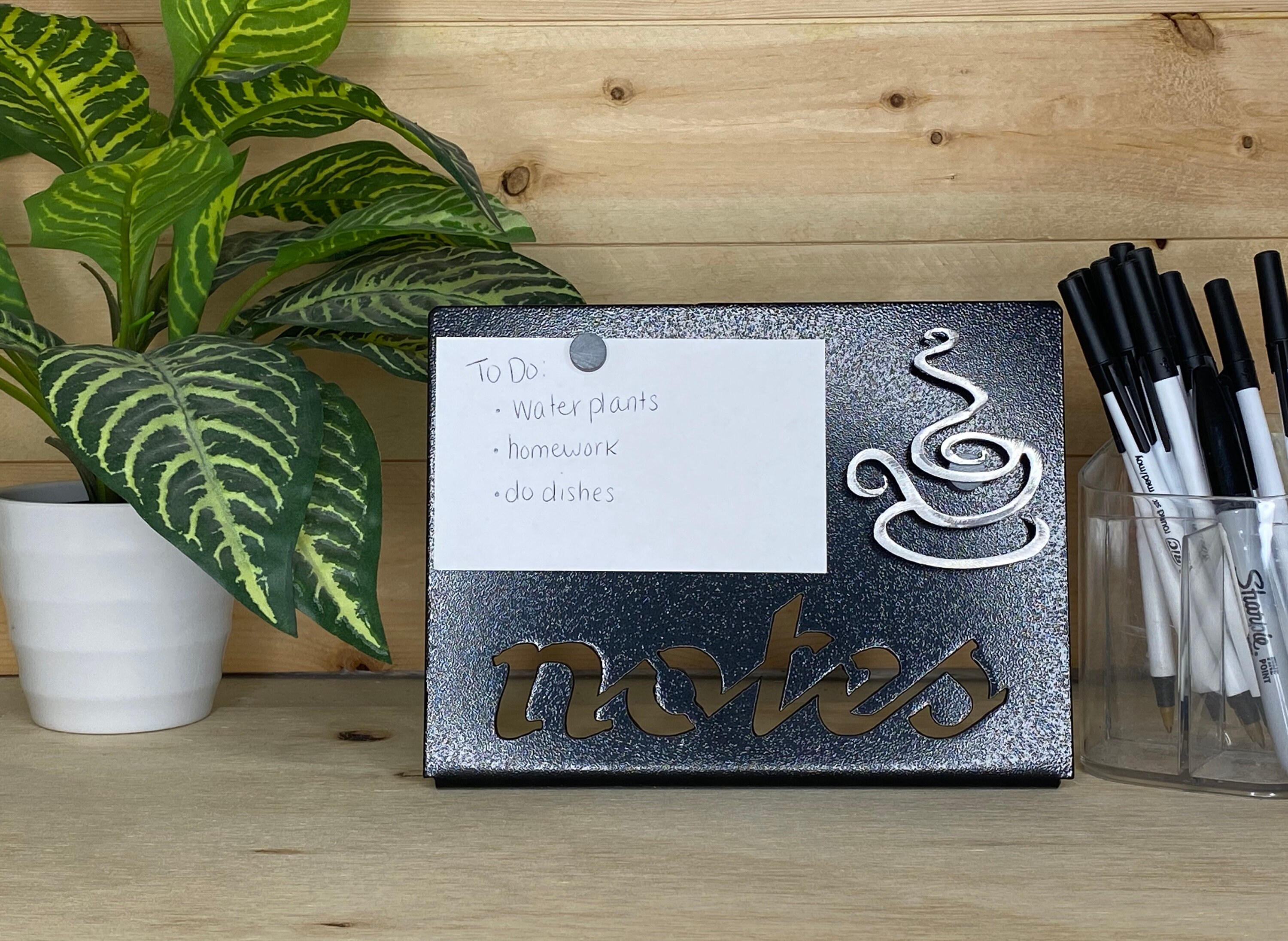 NOTE HOLDER Note Card Holder Desk Storage Desk Etsy