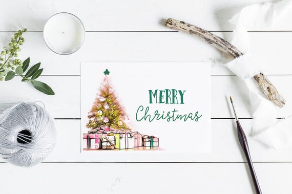 Merry Christmas Card Set Alpha Kappa Alpha | Etsy