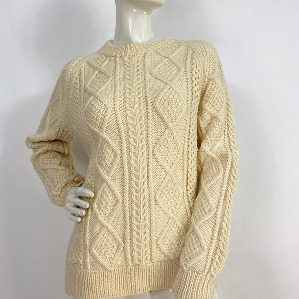 Fisherman Knit Sweater Etsy