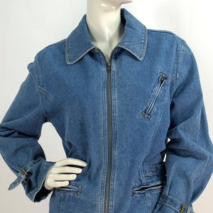 90s denim jacket/vintage denim jacket/jean jacket image 9