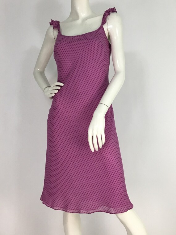 90s midi dress/pink midi dress