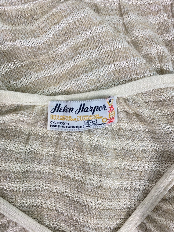 70s knit top/1970s Helen Harper - image 8