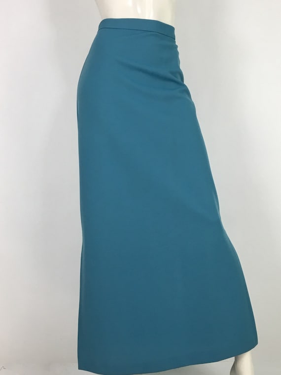 1960s maxi skirt/vintage maxi skirt/60s polyester