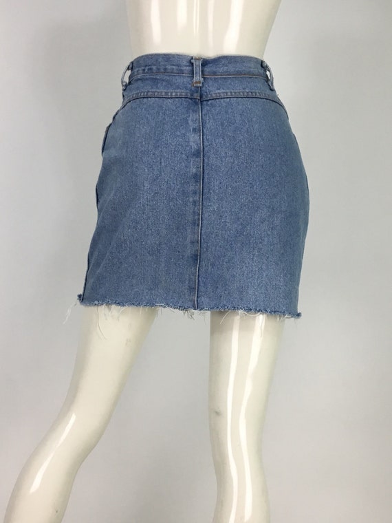 1980s denim skirt 2025