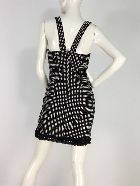 90s polka dot mini dress/1990s polka dot dress/vi… - image 8