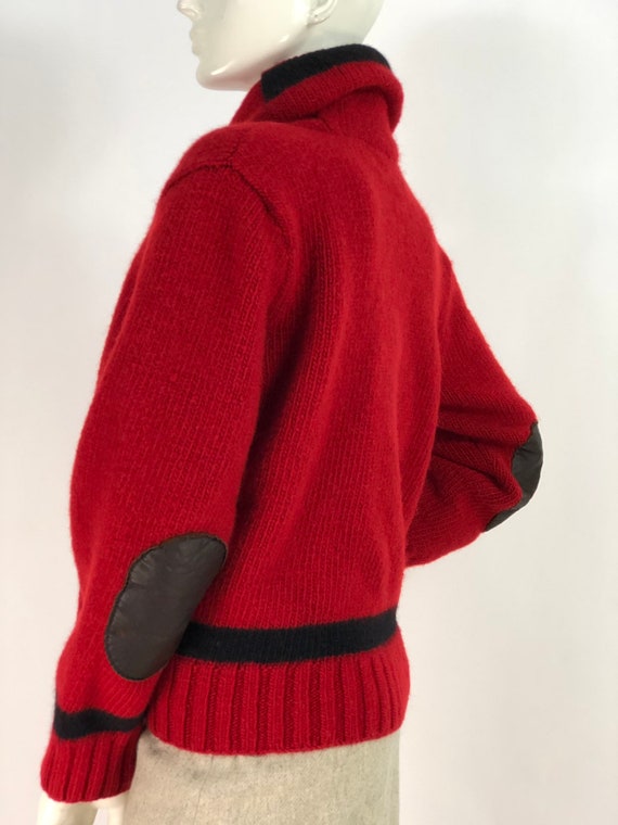 Vintage polo sweater/polo hand knit/polo 100% wool