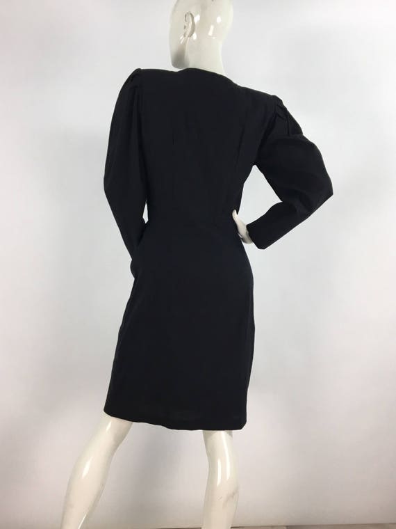 1980s zipper dress/80s dress - image 3