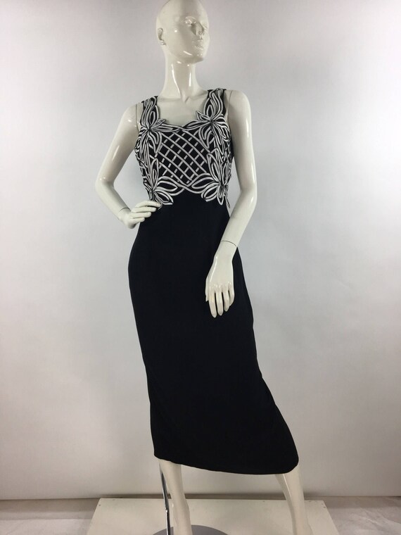 Vintage evening dress/1980s dress/vintage dress - image 10