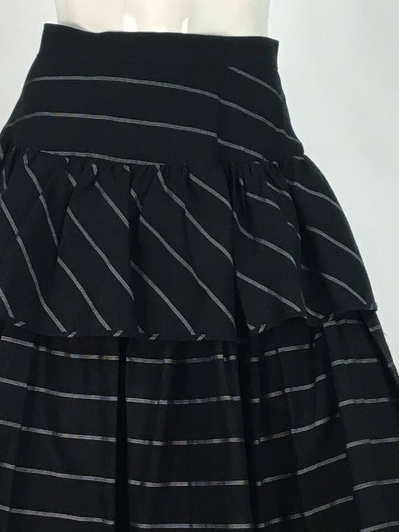 80s Simon Chang Midi Skirt vintage Crinoline Swing Skirt Etsy Australia