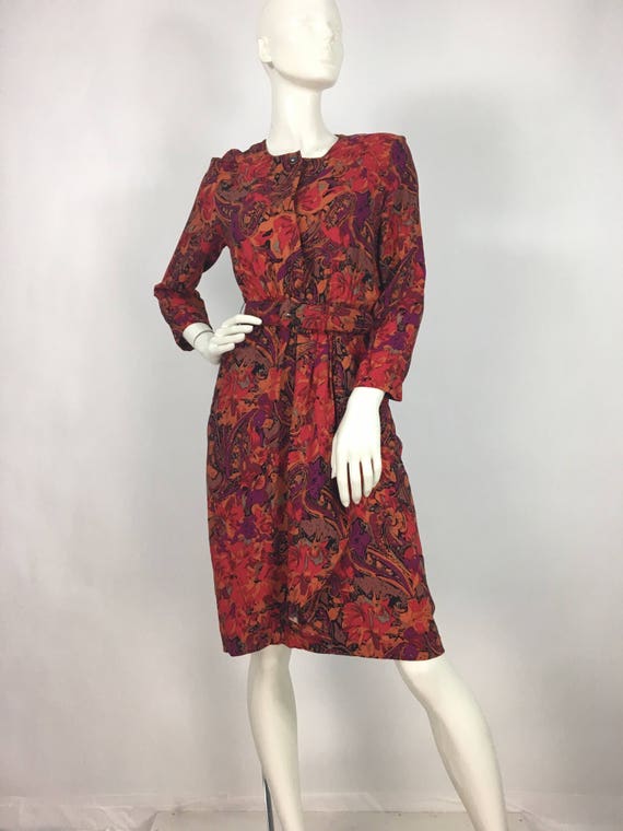 knee length dresses for ladies Karley Floral Zip Up Midi Dress - Delph/Bright Blue Delph/Bright Blue