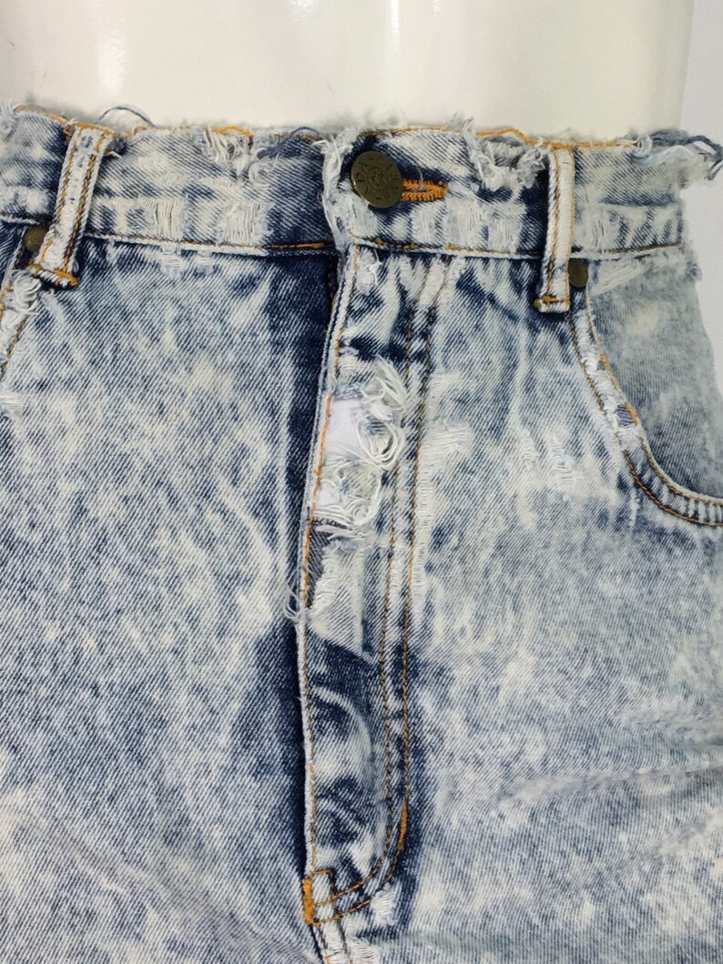 80s 90s Acid Wash Skirt/acid Wash Skirt/vintage Acid Wash Jean - Etsy