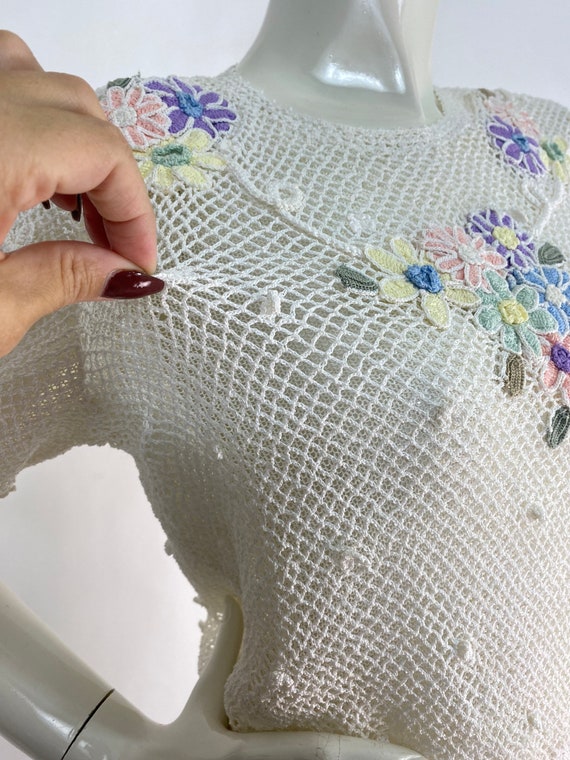 Crochet doily blouse - image 8